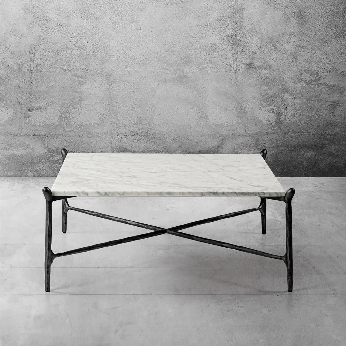 Aurelia Square Horn Marble Coffee Table