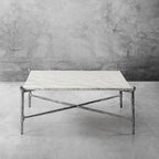 Aurelia Square Horn Marble Coffee Table