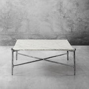 Aurelia Square Horn Marble Coffee Table