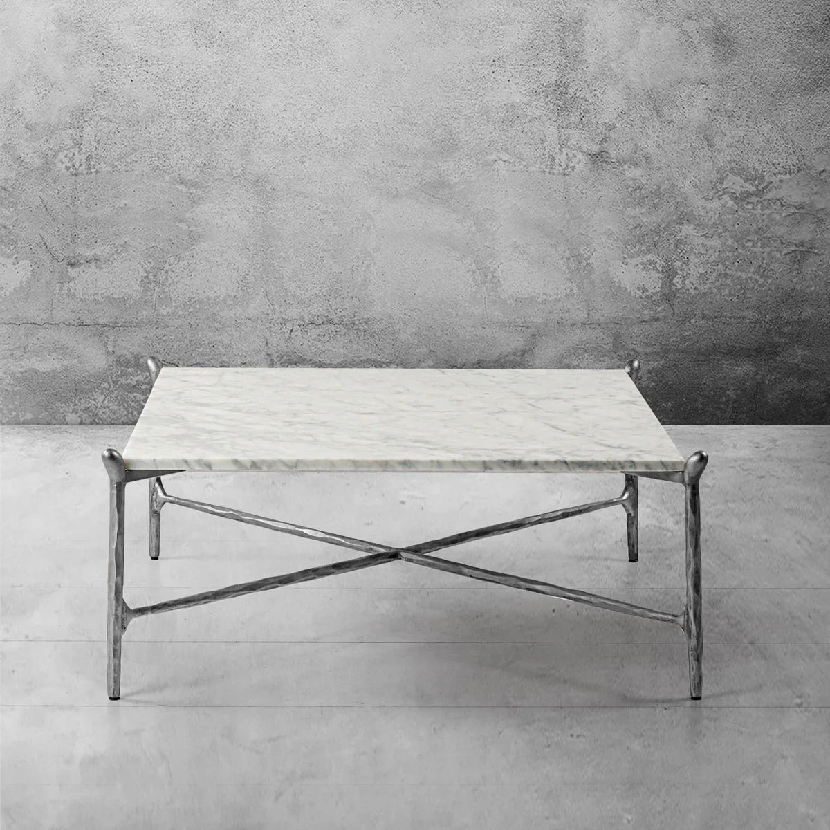 Aurelia Square Horn Marble Coffee Table