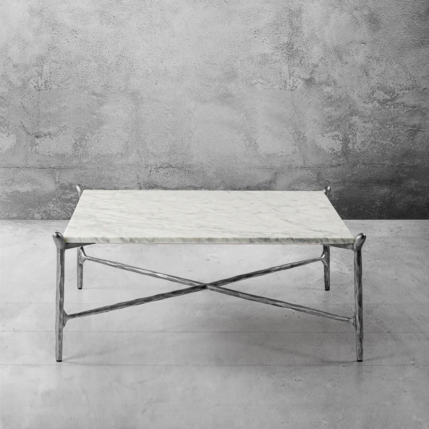 Aurelia Square Horn Marble Coffee Table