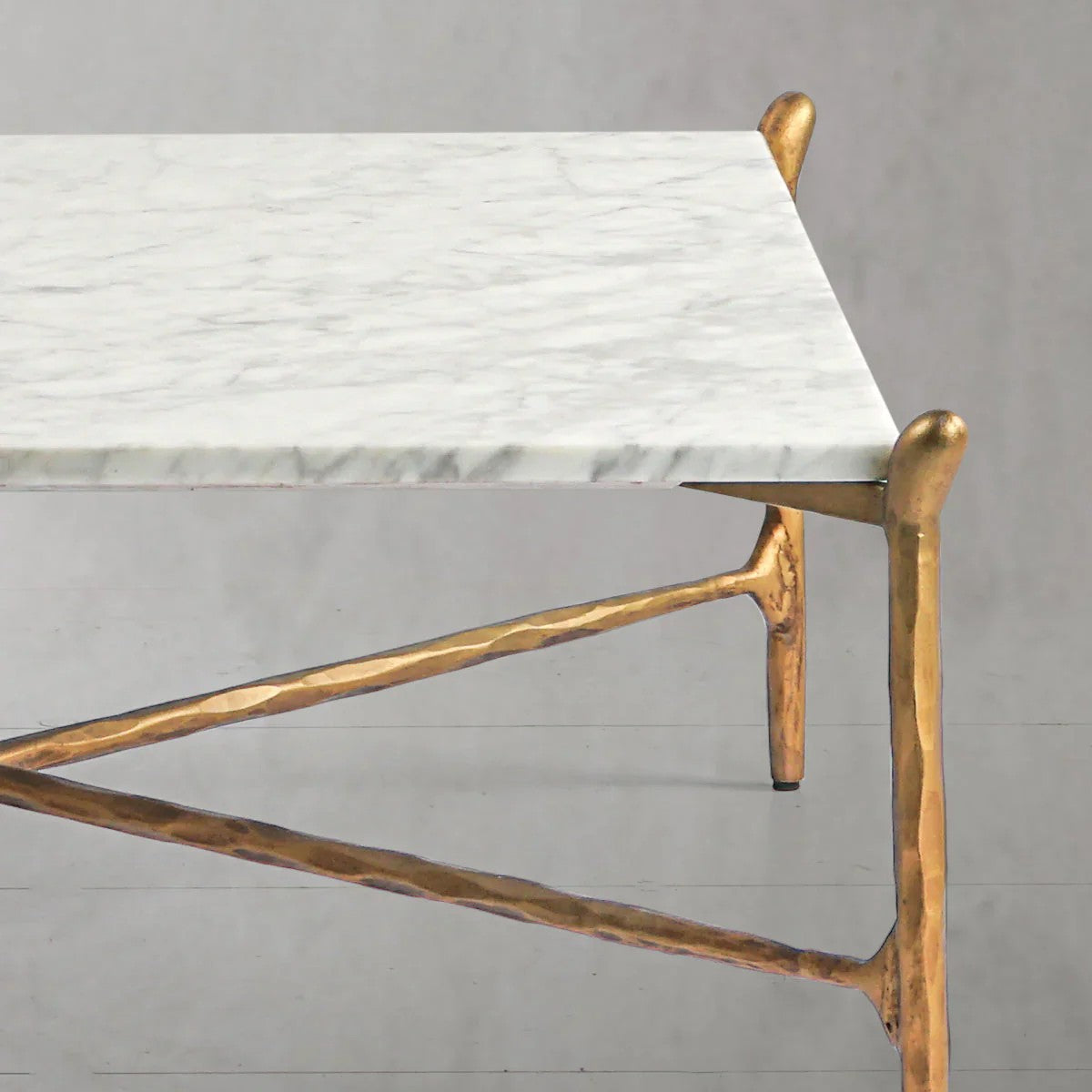 Aurelia Square Horn Marble Coffee Table