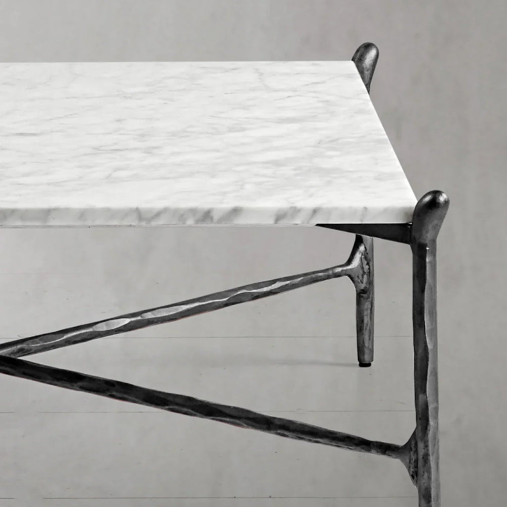 Aurelia Square Horn Marble Coffee Table