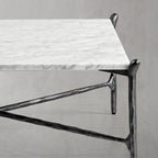 Aurelia Square Horn Marble Coffee Table