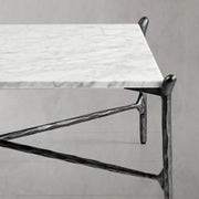Aurelia Square Horn Marble Coffee Table
