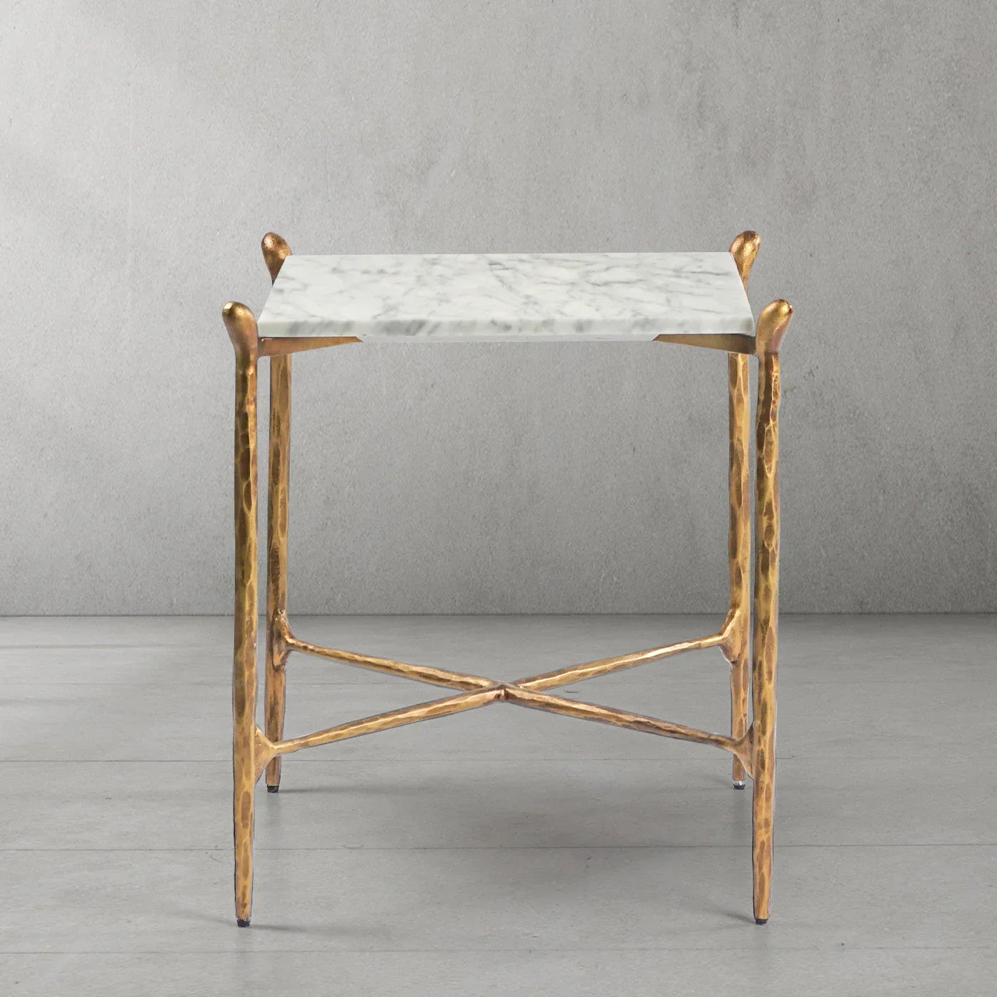 Aurelia Square Marble Side Table