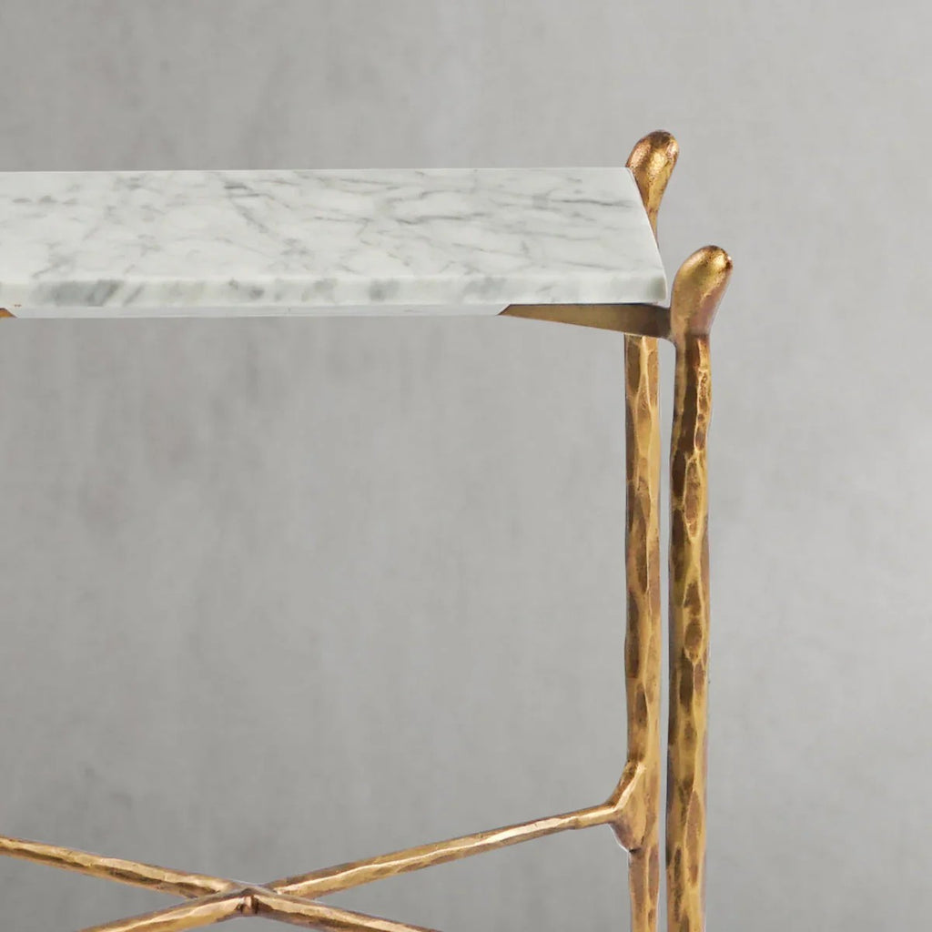 Aurelia Square Marble Side Table