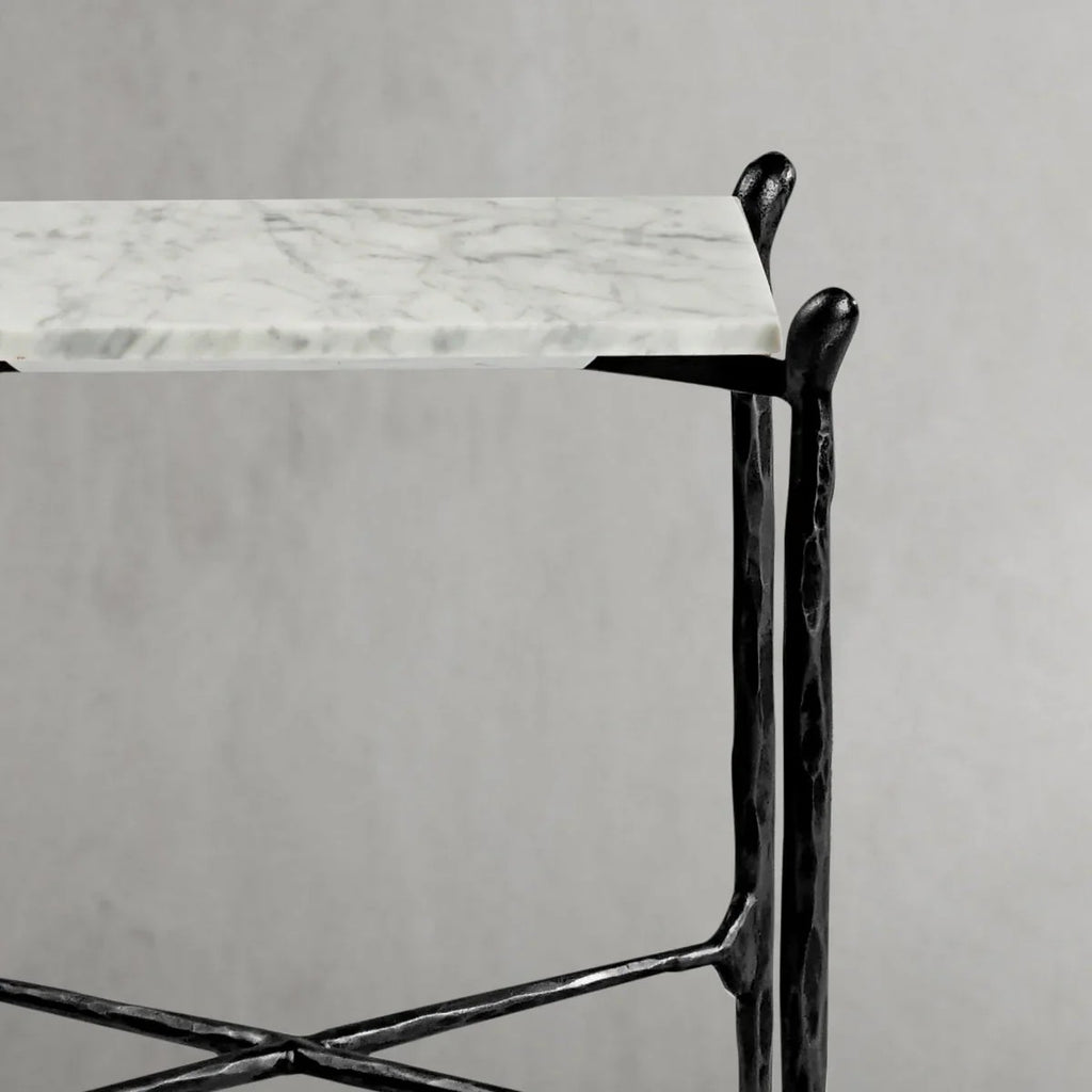 Aurelia Square Marble Side Table
