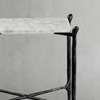 Aurelia Square Marble Side Table