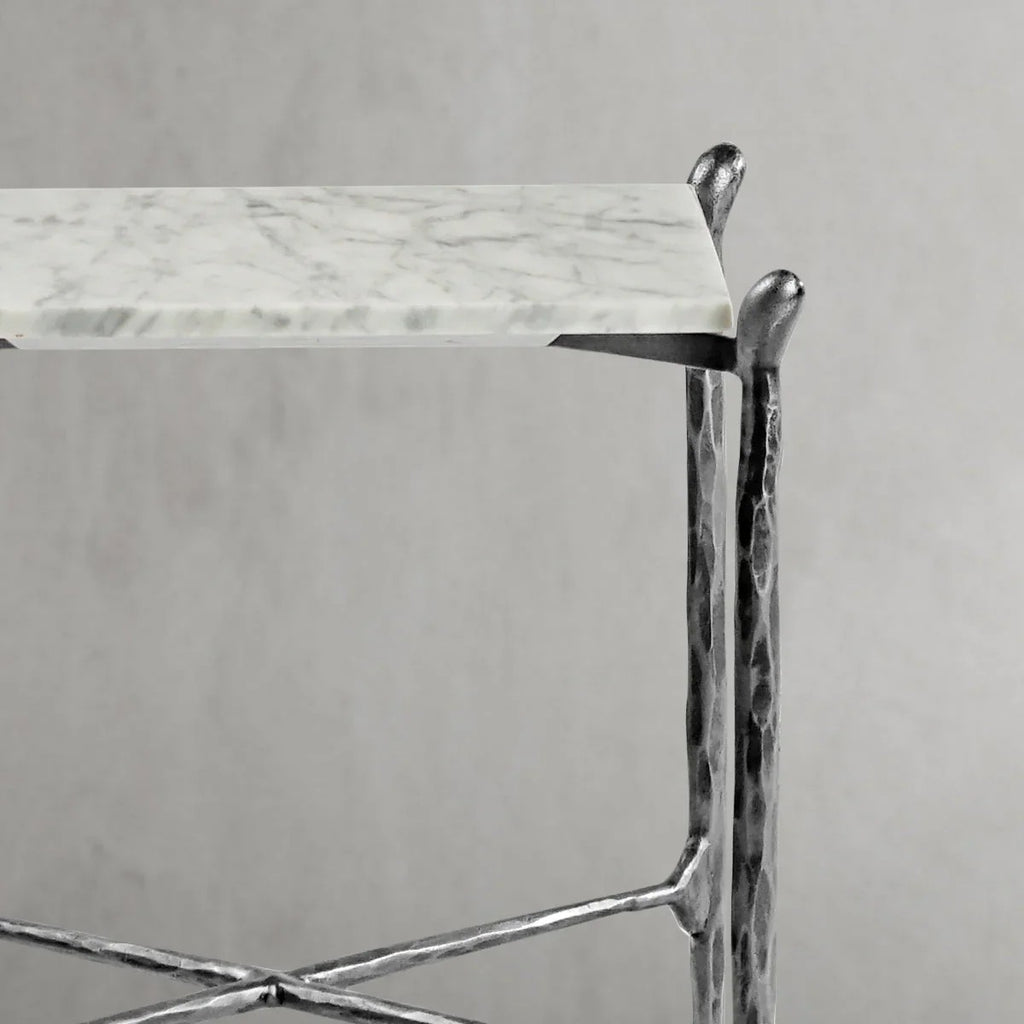 Aurelia Square Marble Side Table