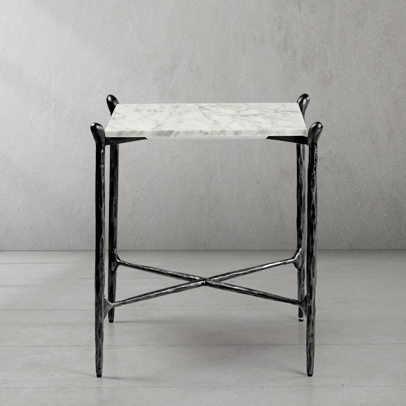 Aurelia Square Marble Side Table