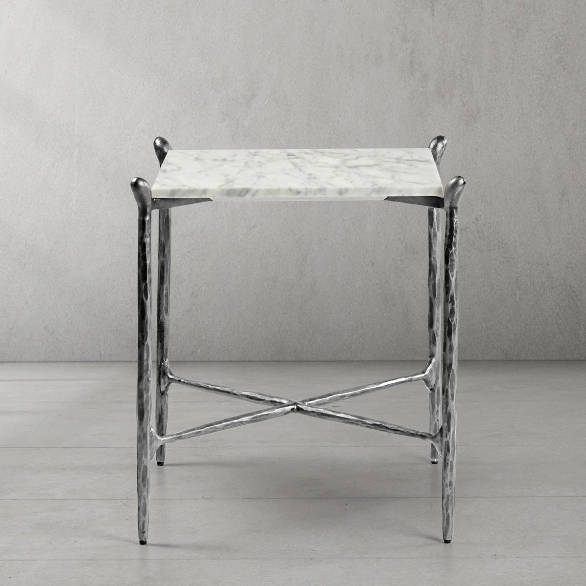 Aurelia Square Marble Side Table