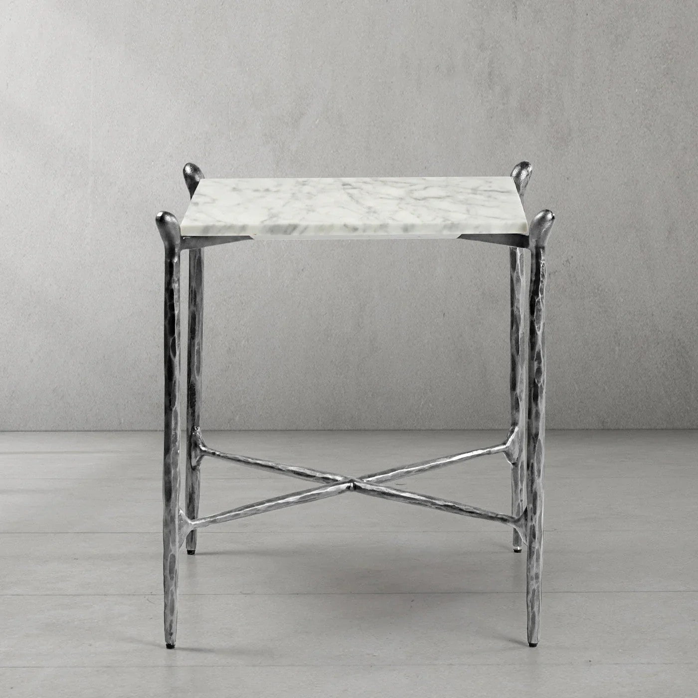 Aurelia Square Marble Side Table
