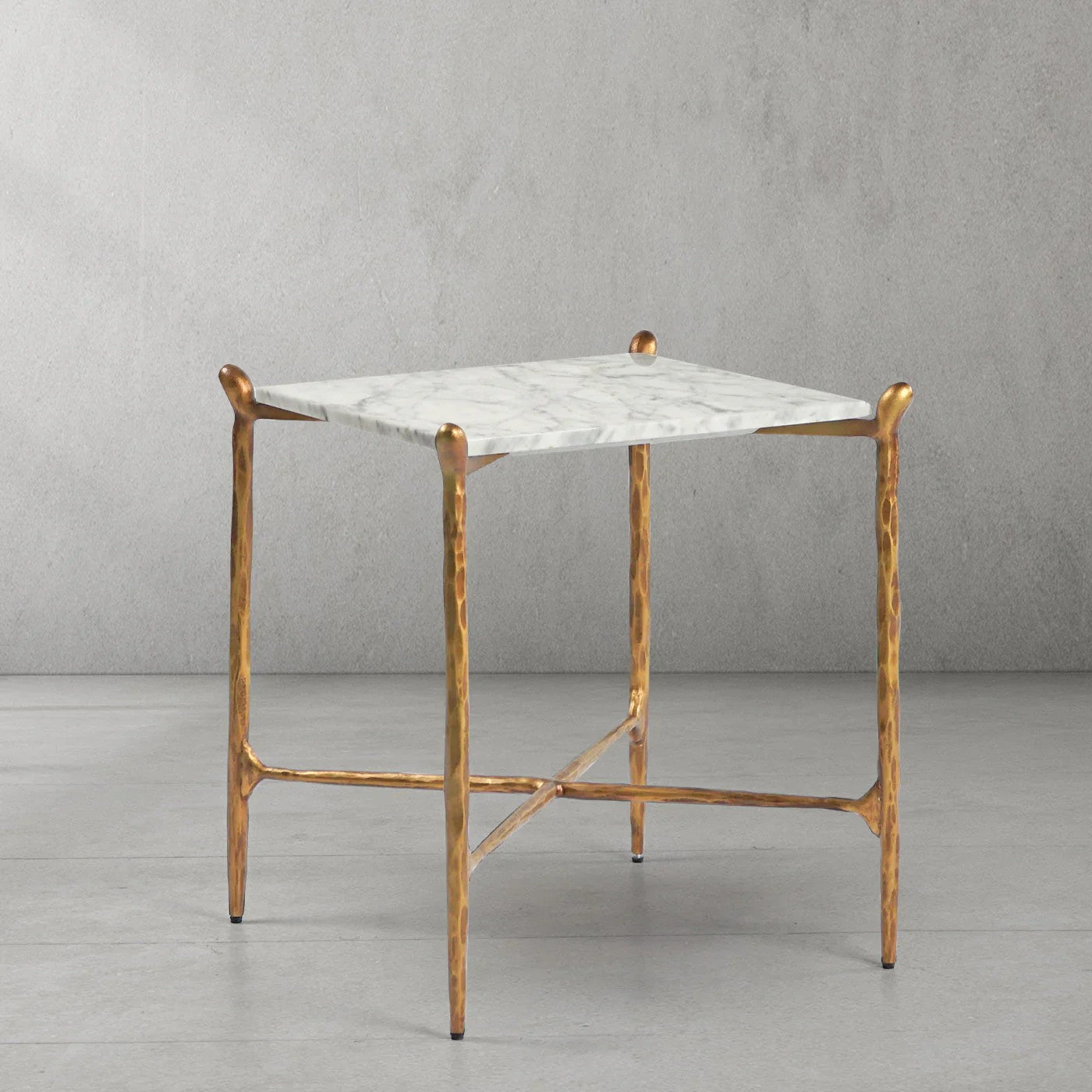 Aurelia Square Marble Side Table