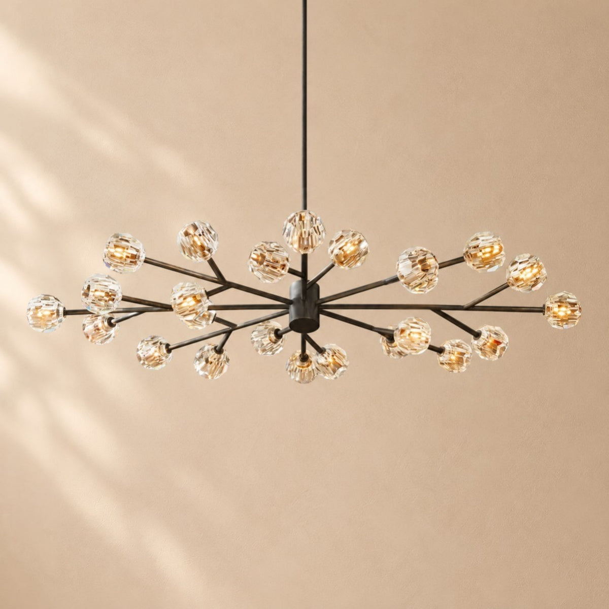 Bouine Glass Oval Chandelier