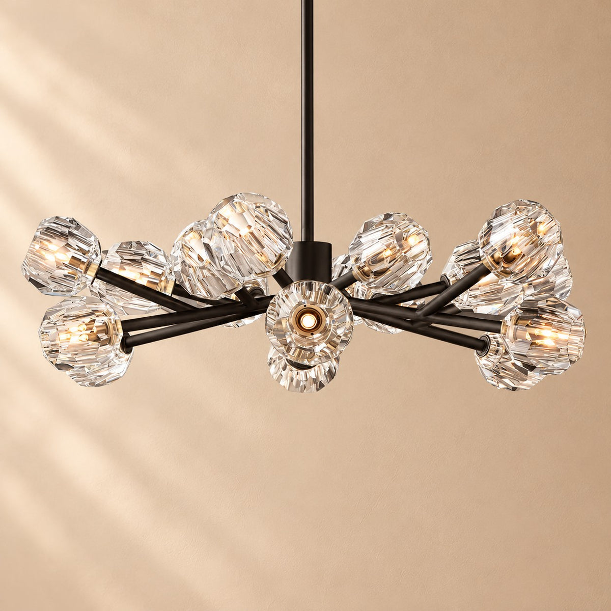 Bouine Glass Round Chandelier 36''