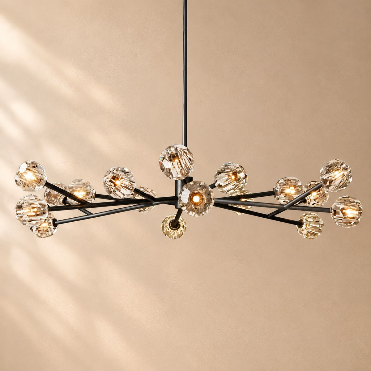 Bouine Glass Round Chandelier 60''
