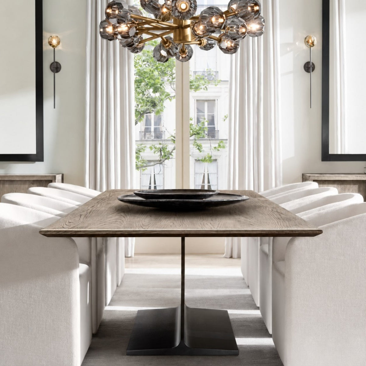 Bouine Glass Round Chandelier72''