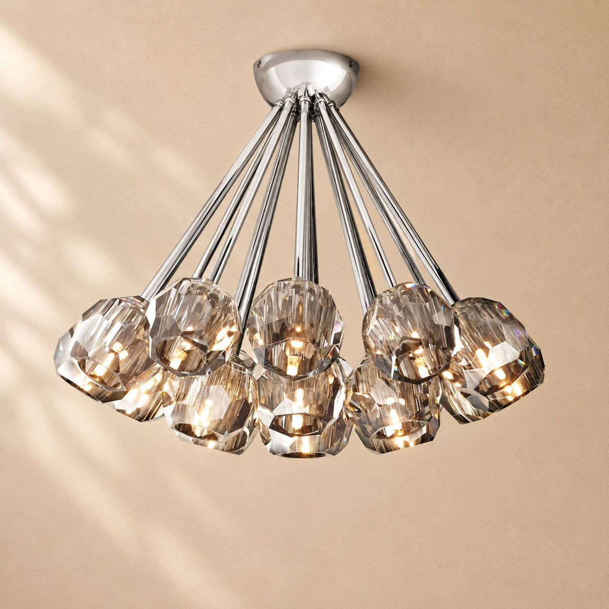 Bouine Glass Flushmount 24''