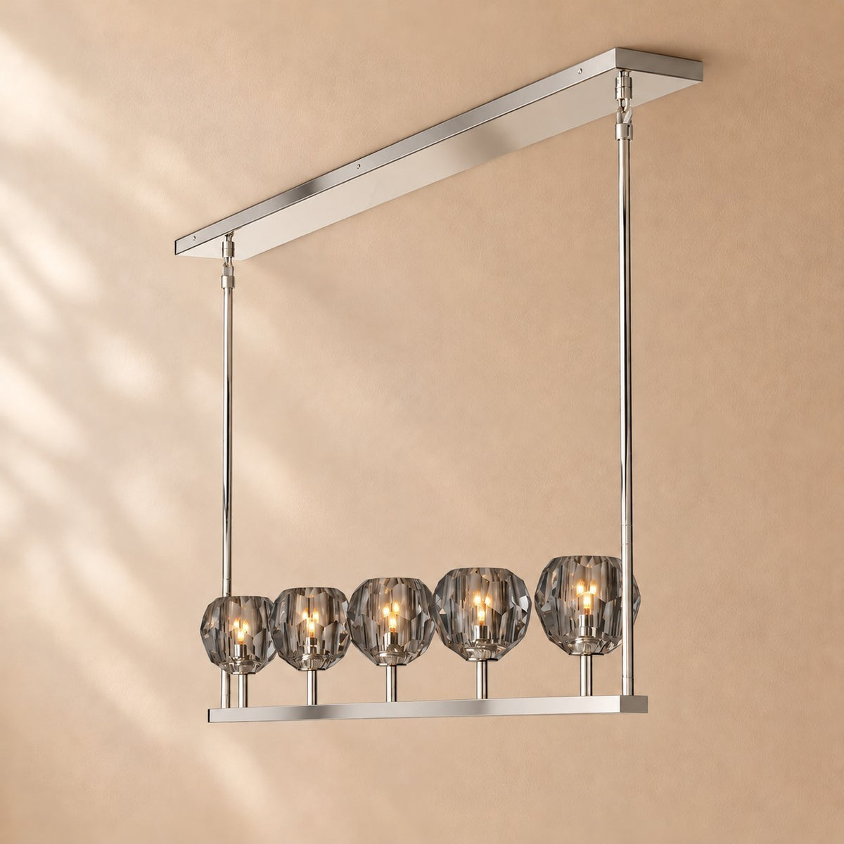 Bouine Glass Linear Chandelier 48''