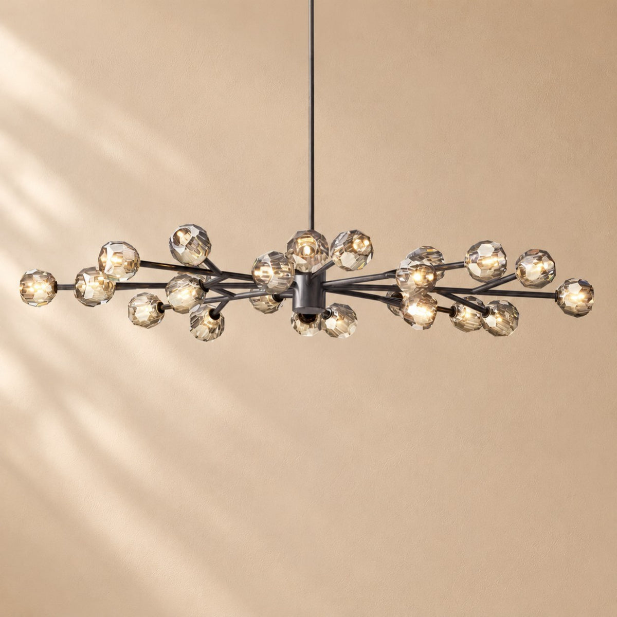 Bouine Glass Oval Chandelier