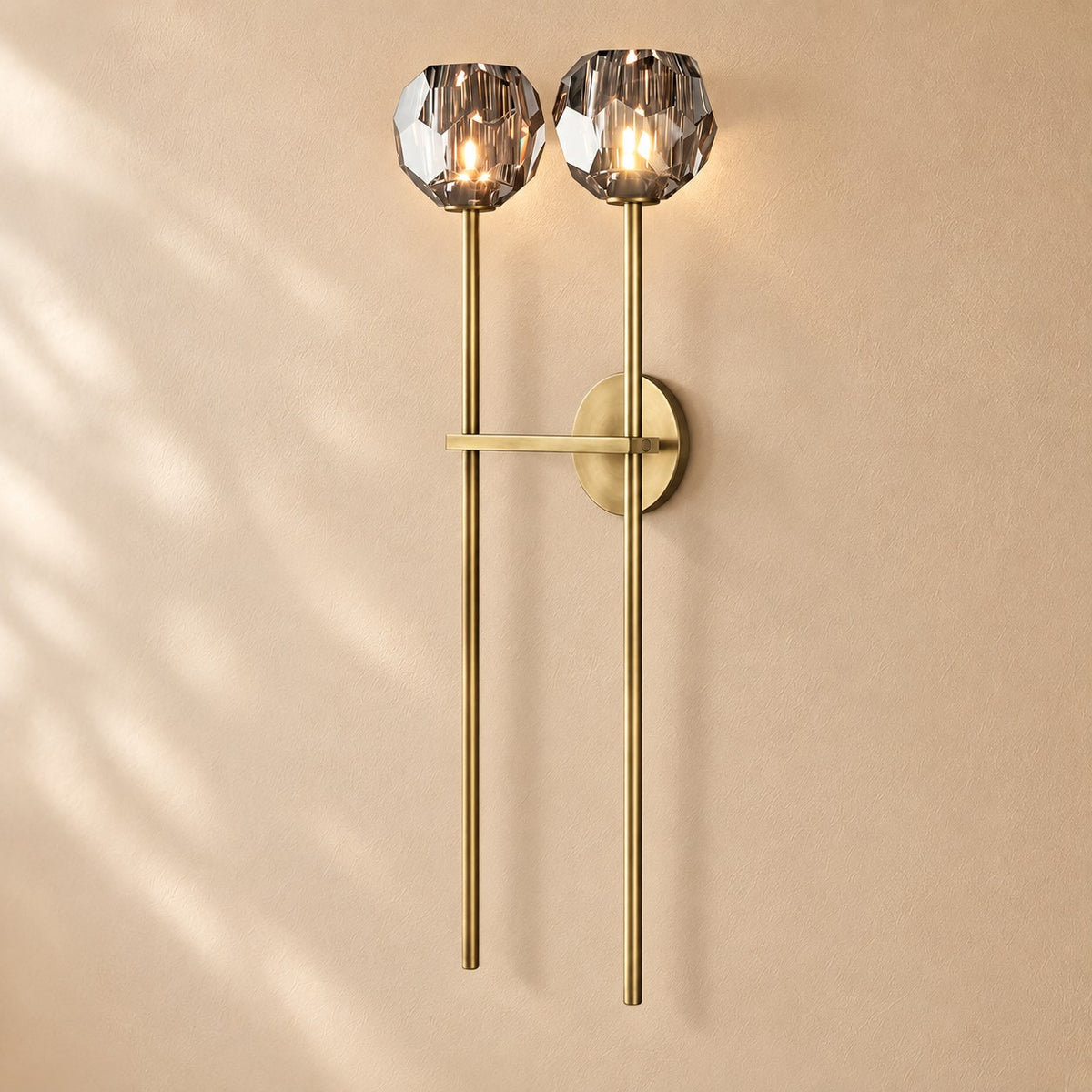 Bouine Glass Grand Double Sconce 28''