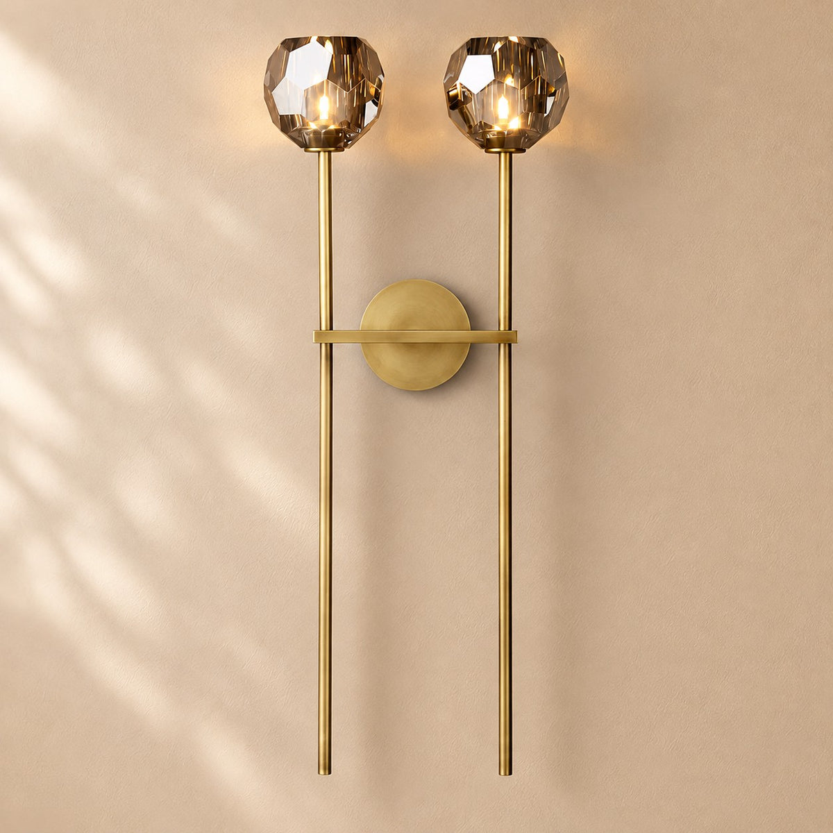 Bouine Glass Grand Double Sconce 28''