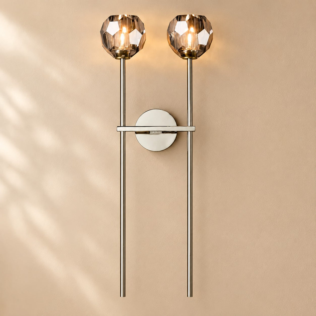 Bouine Glass Grand Double Sconce 28''