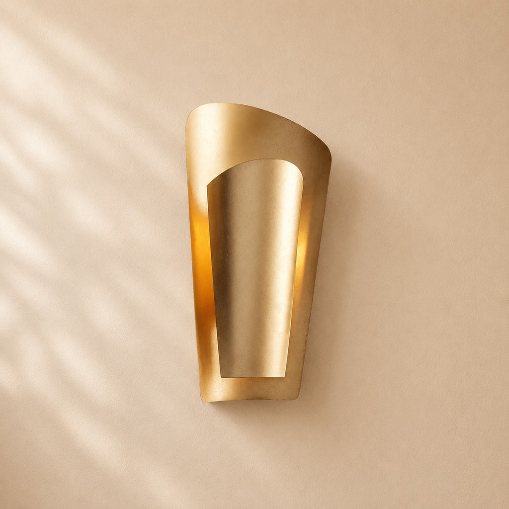 Burke Modern Brass Wall Sconce