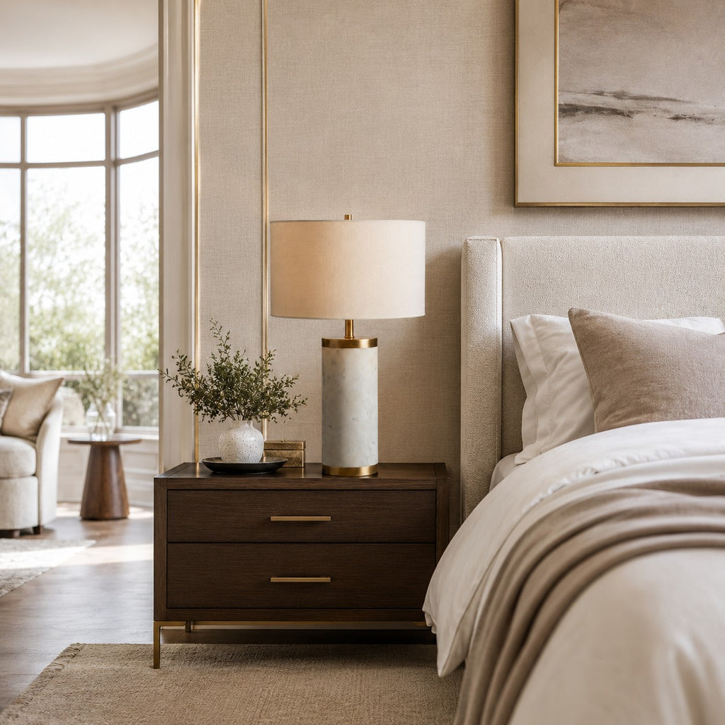 Colby Linen Table Lamp