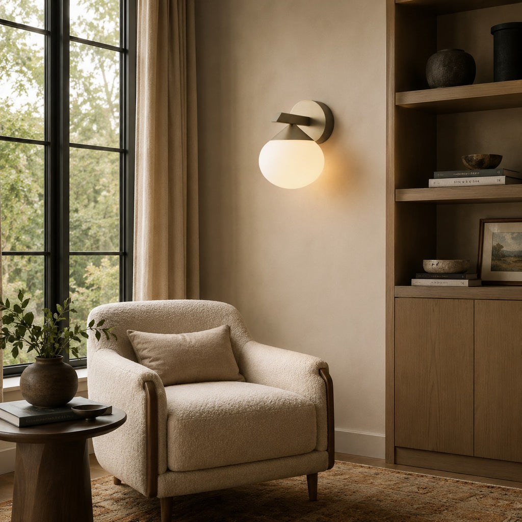 Conra Geometric Globe Wall Sconce