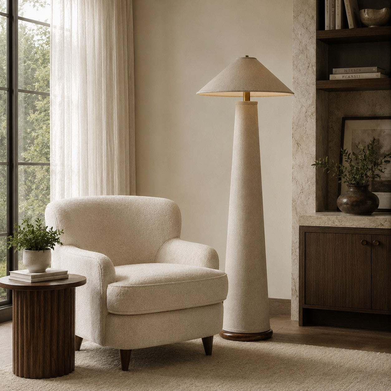 Curitis Tapered Floor Lamp