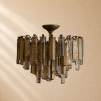 Dale Crystal Prism Flush Mount