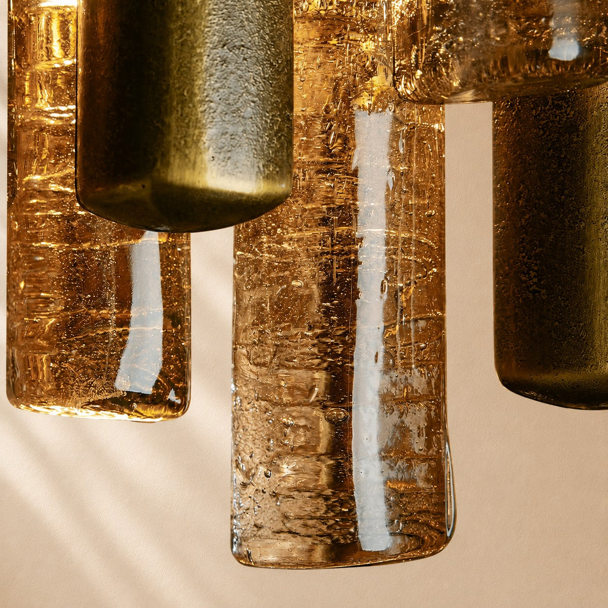 Dale Crystal Prism Flush Mount