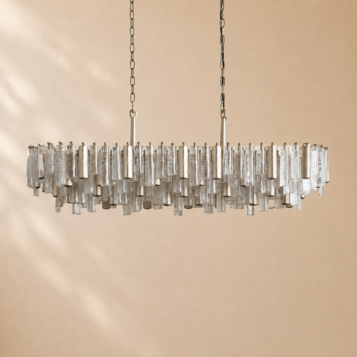 Dale Crystal Prism Linear Chandelier