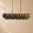 Dale Crystal Prism Linear Chandelier
