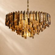 Dale Crystal Prism Round Chandelier