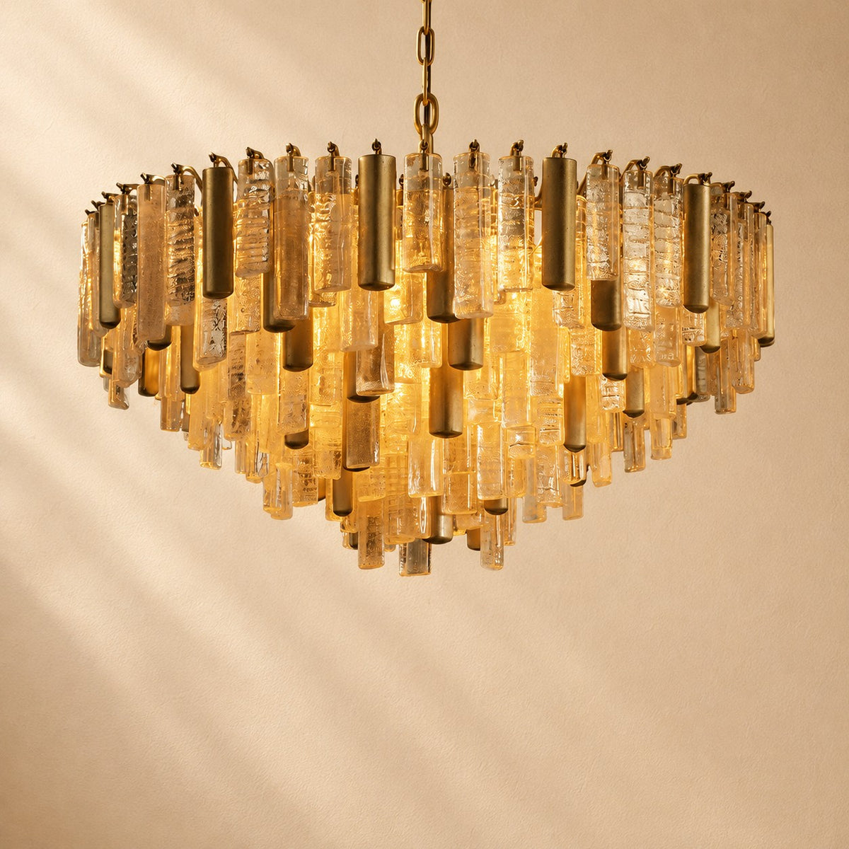 Dale Crystal Prism Round Chandelier