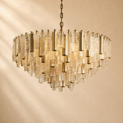 Dale Crystal Prism Round Chandelier