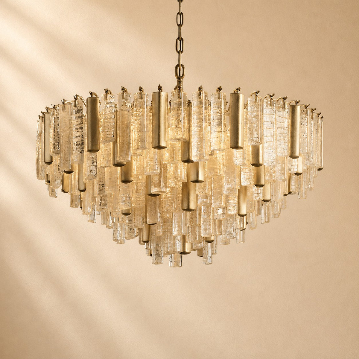 Dale Crystal Prism Round Chandelier