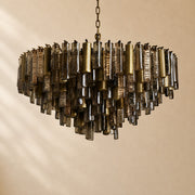 Dale Crystal Prism Round Chandelier