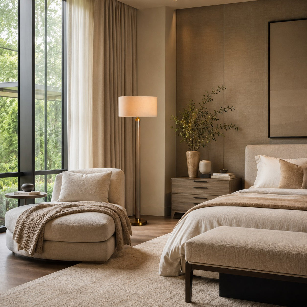 Donna Crystal Floor Lamp