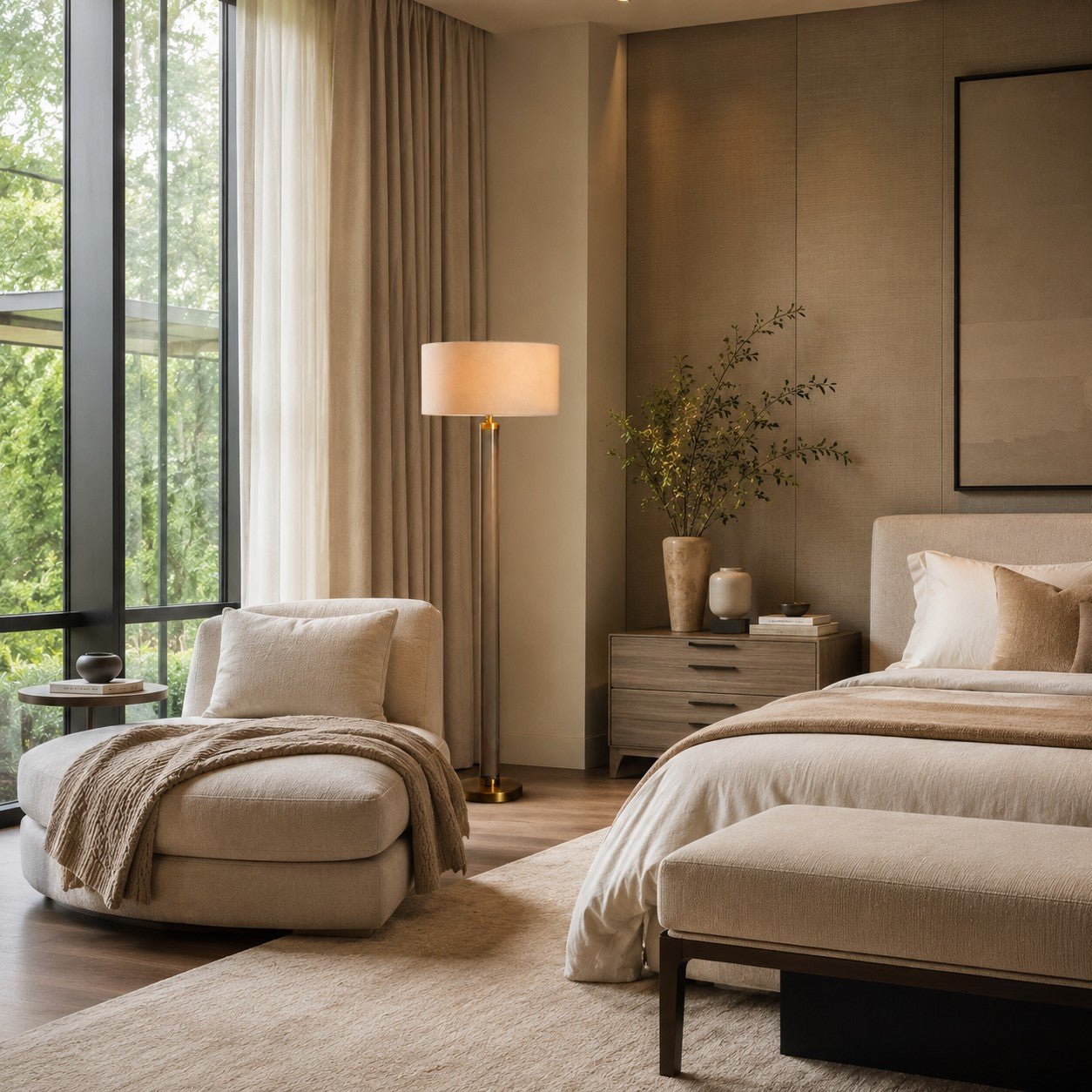 Donna Crystal Floor Lamp