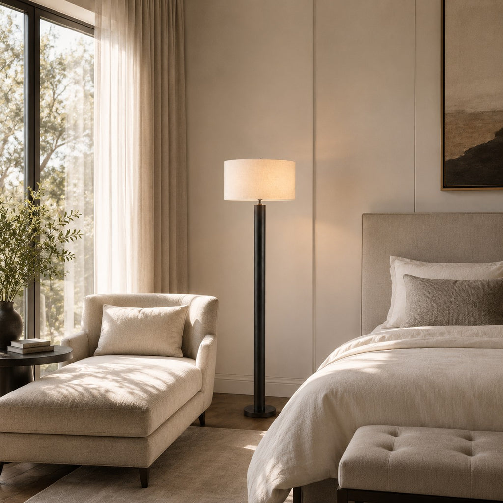 Donna Linen Floor Lamp