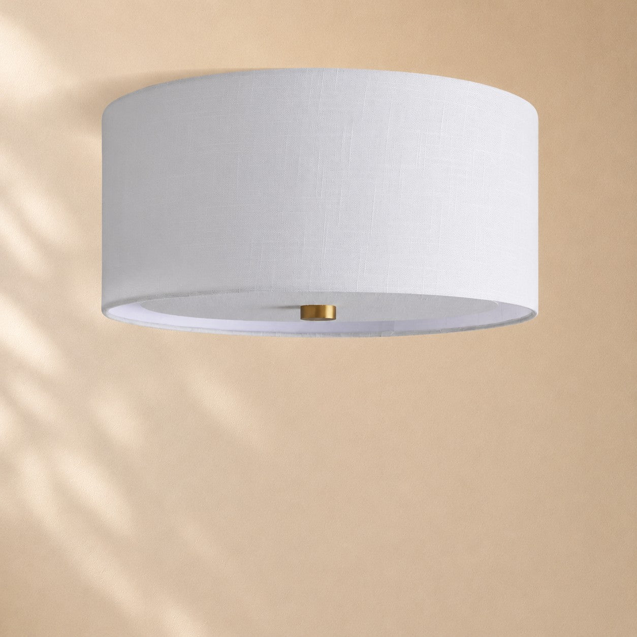 Donna Linen Flush Mount