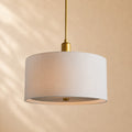 Donna Linen Round Pendant