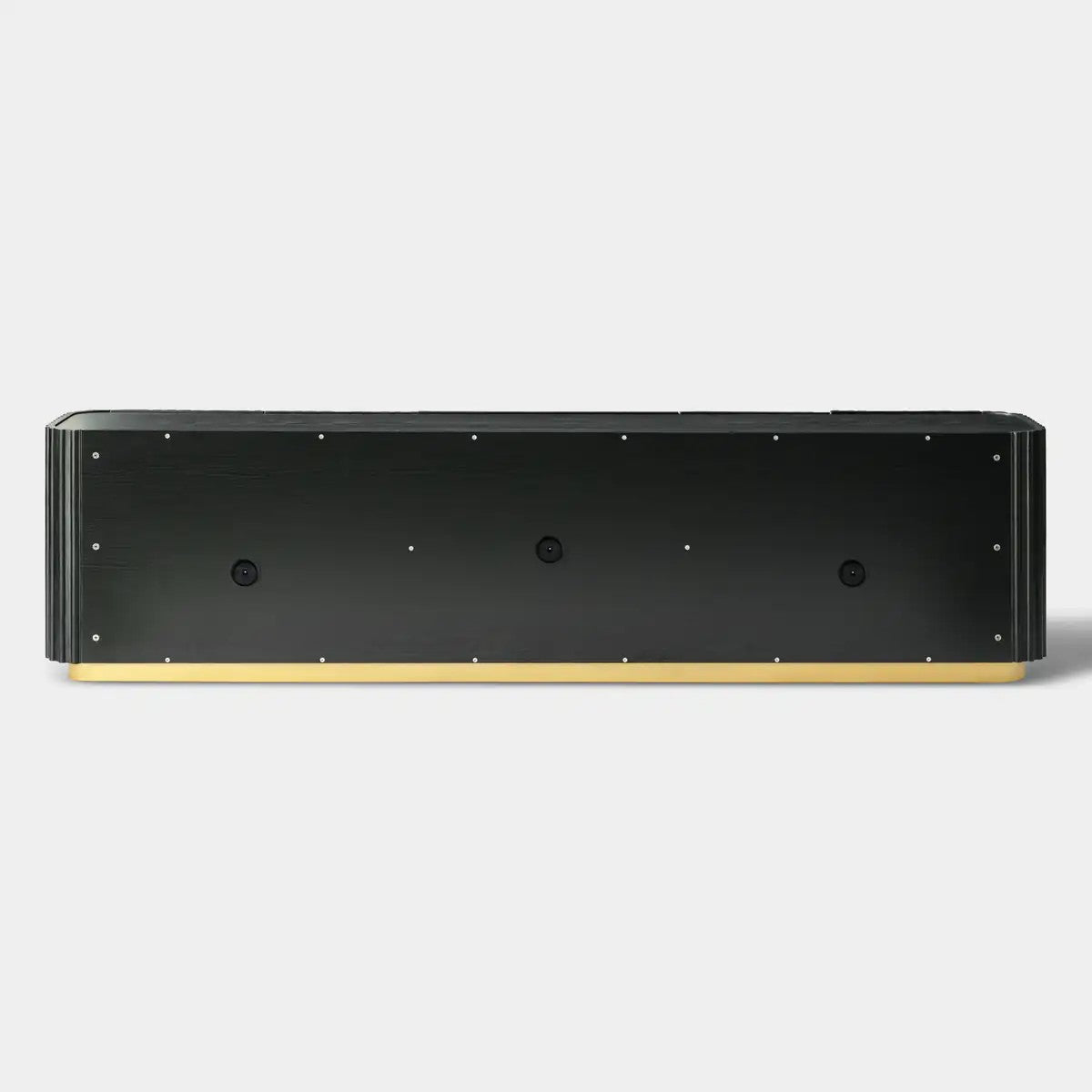 Echo Ridge Solid Oak Fluted Media Console 94"W