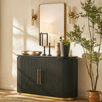 Echo Ridge Solid Oak Fluted Sideboard