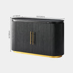 Echo Ridge Solid Oak Fluted Sideboard