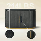 Echo Ridge Solid Oak Fluted Sideboard